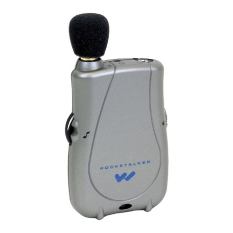 Williams Sound POCKETALKER Ultra D1 Manual and user guide