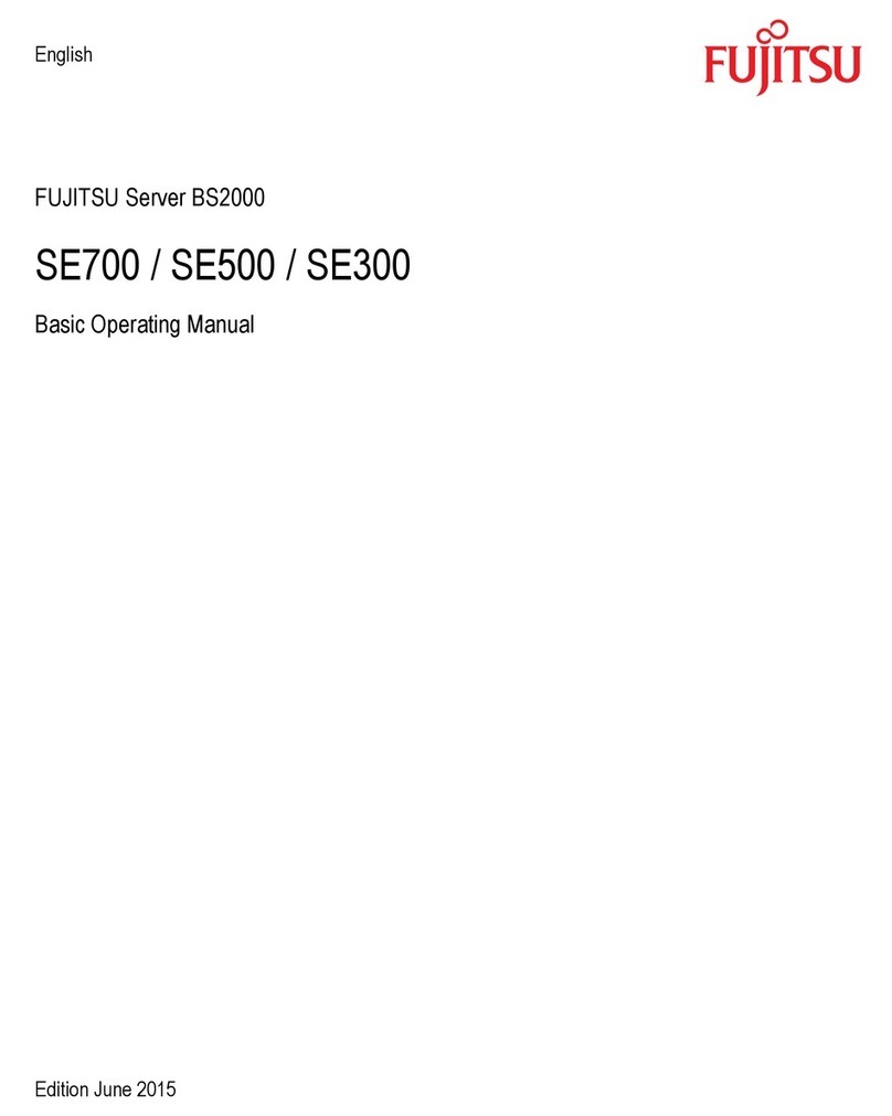 Fujitsu SE700 operating manual