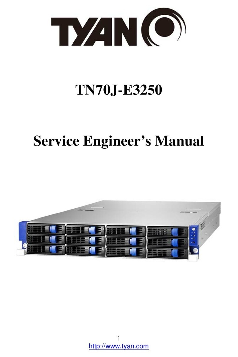 TYAN TN70J-E3250 Service engineer's manual