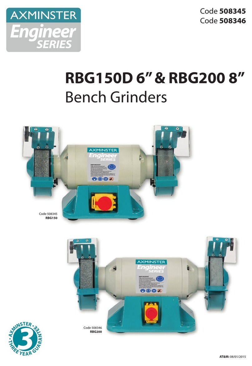 Axminster RBG150D Engineer Series user guide