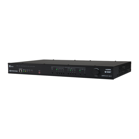 Crestron 4K DigitalMedia  DMPS3-4K-150-C Dimensional drawing