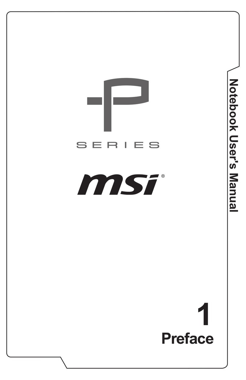 MSI P Series User manual MSI P Series User manual