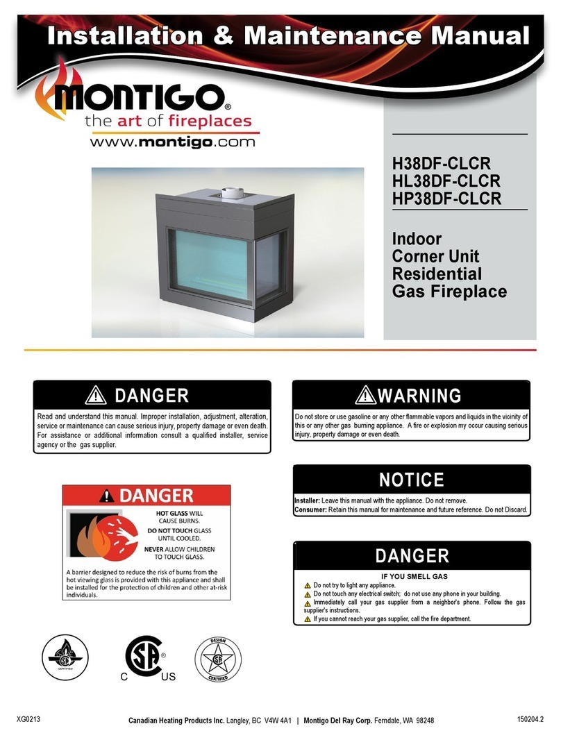 Montigo H38DF-CLCR Installation & maintenance manual Montigo H38DF-CLCR Installation & maintenance manual