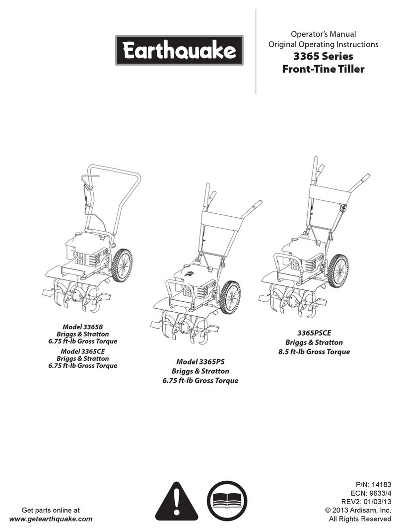 EarthQuake 3365B Operator's manual