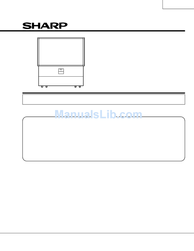 Sharp 61R-WP5H Service manual