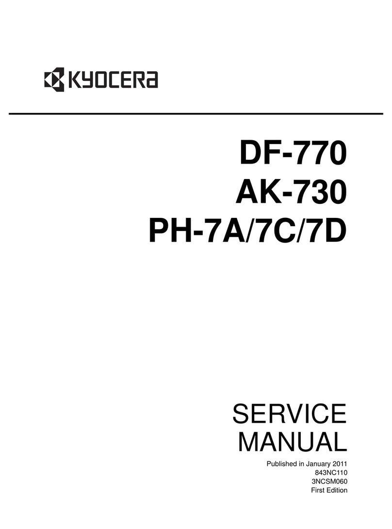 Kyocera DF-770 Service manual
