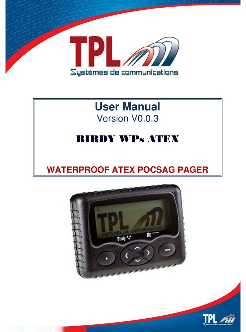 TPL BIRDY WPs ATEX User manual