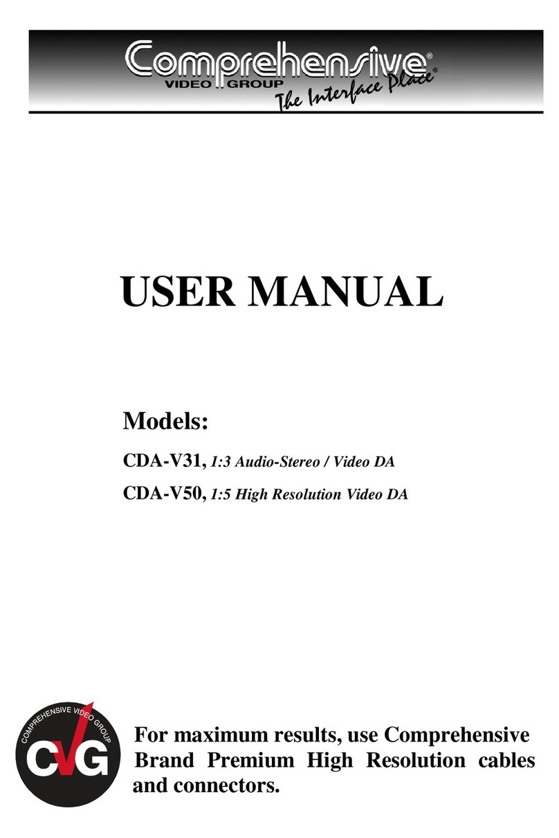 Comprehensive CDA-V31 user manual