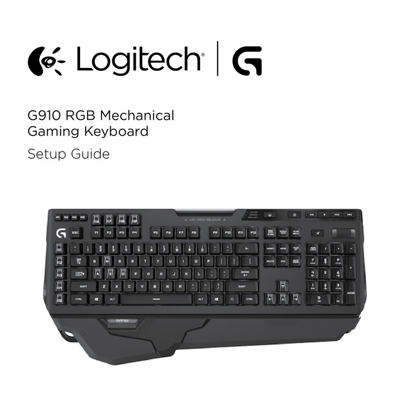 Logitech G910 RGB Setup guide