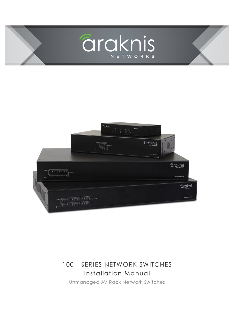 araknis AN-100-SW-R-5 User manual
