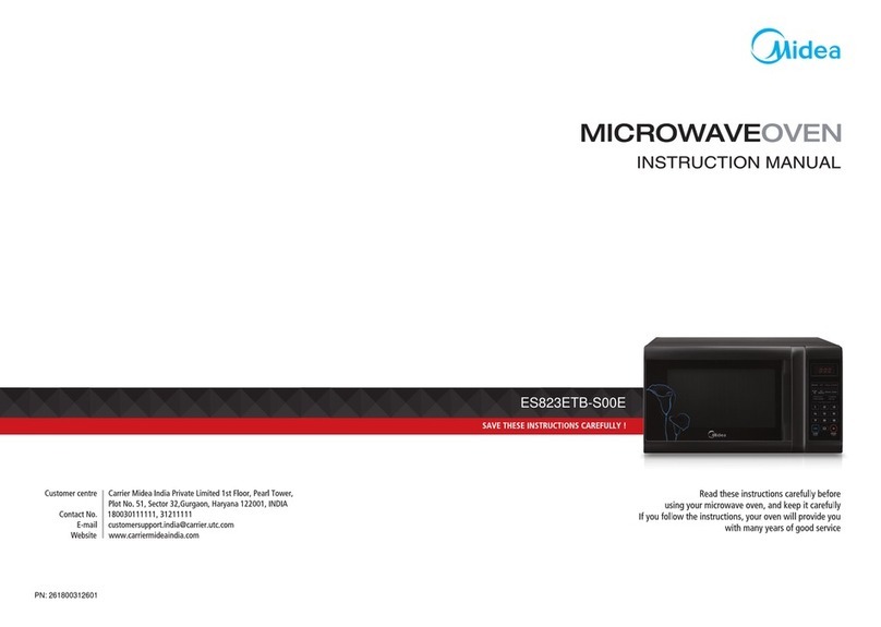 Midea ES823ETB-S00E instruction manual