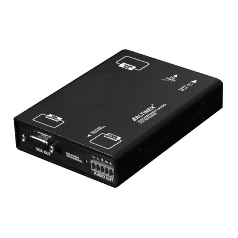 Altinex TP115-110 User manual