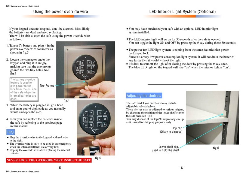 Protex DigiPaz-309 Programming and operations guide