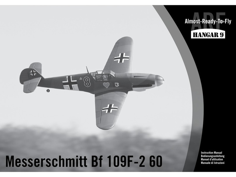 Hangar 9 Messerschmitt Bf 109F-2 60 instruction manual Hangar 9 Messerschmitt Bf 109F-2 60 instruction manual
