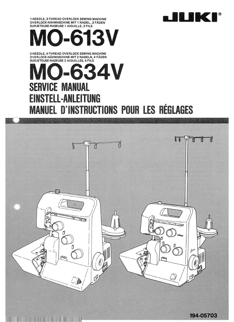 JUKI MO-613V User manual