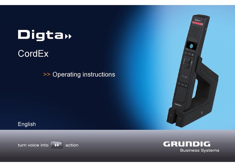 Grundig Digta CordEx User manual