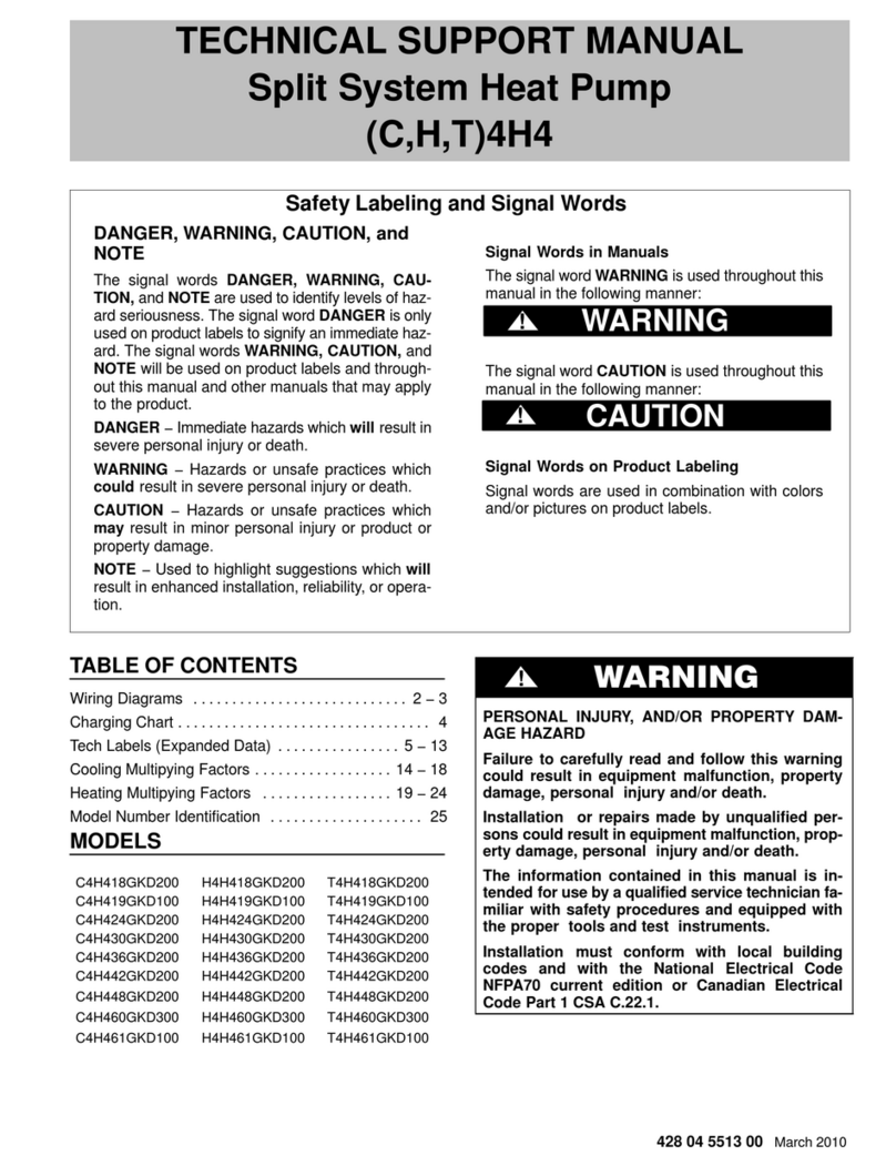 ICP C4H418GKD200 Installation instructions