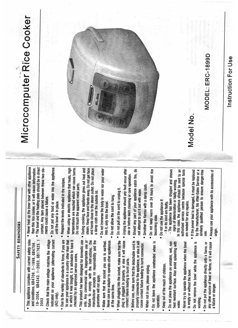 Elba ERC-1899D User manual