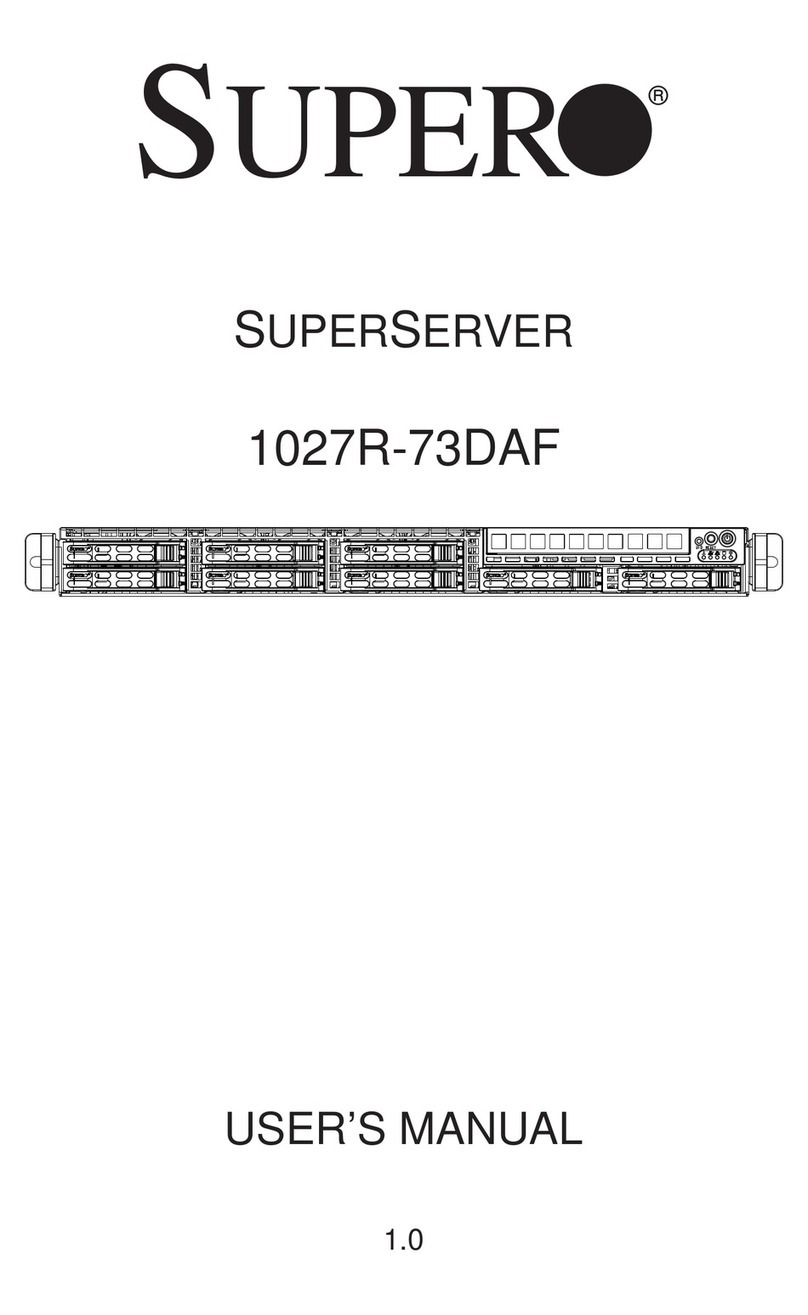 Supermicro 1027R-73DAF User manual
