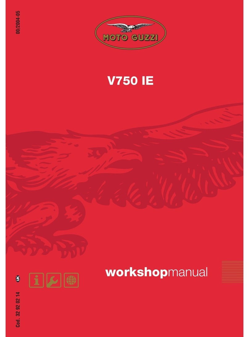 MOTO GUZZI V750 IE Workshop manual