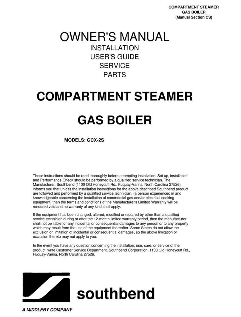 Southbend GCX-2S User manual