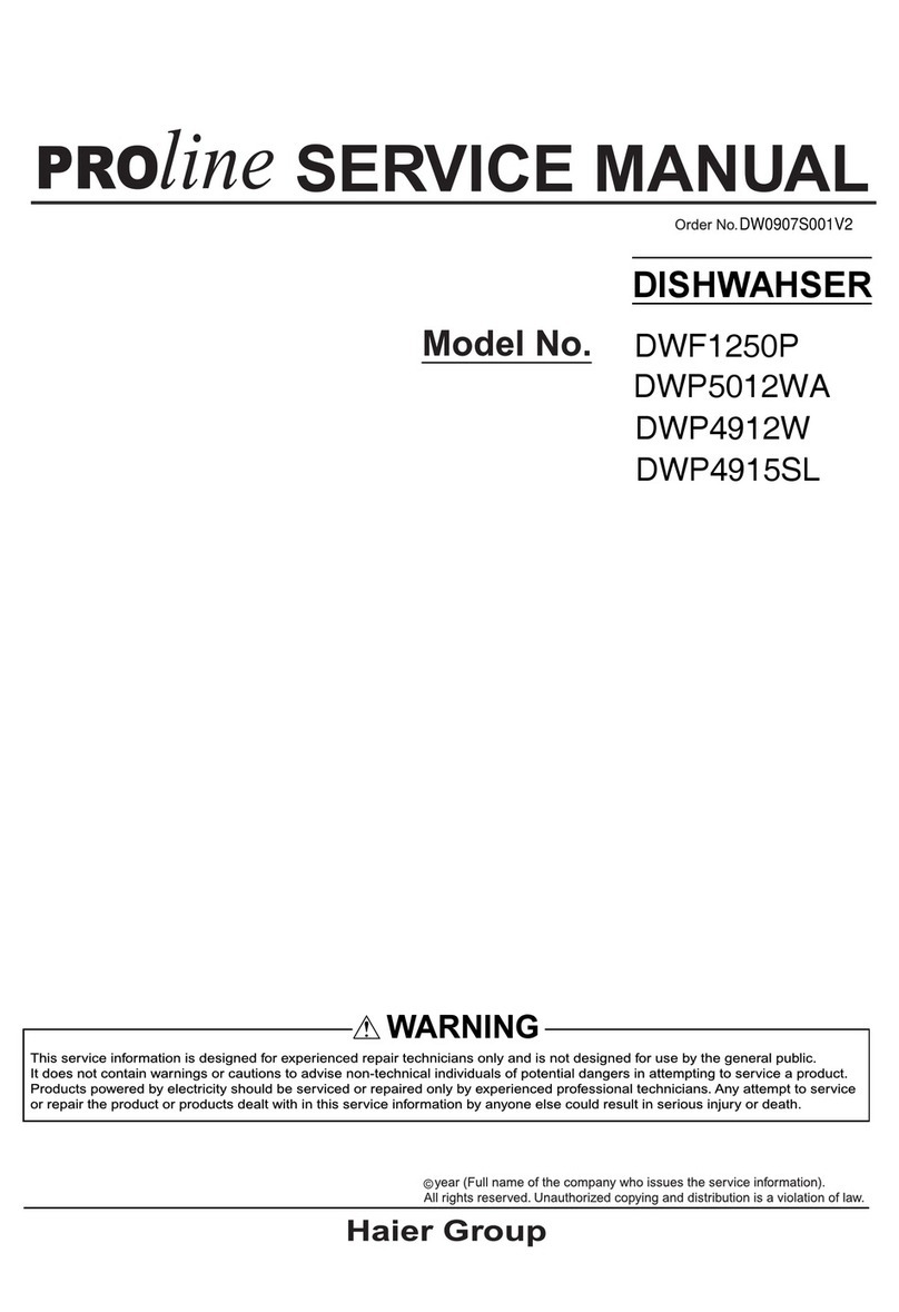 Proline DWF1250P User manual