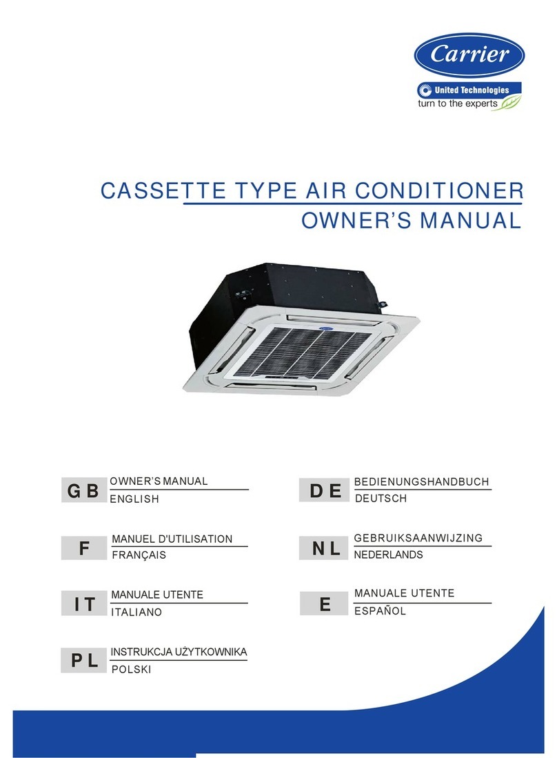 Carrier 42QTD012DS Series User manual
