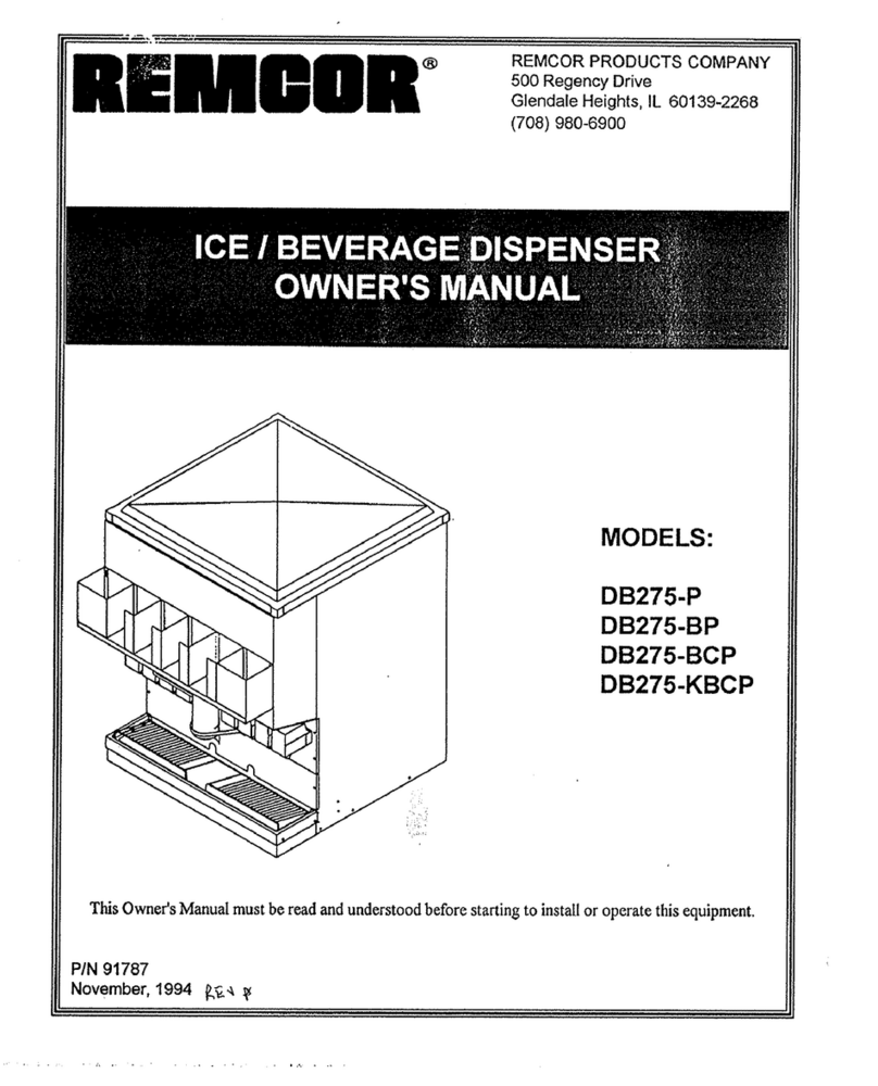 Remcor DB275-P owner's manual Remcor DB275-P owner's manual