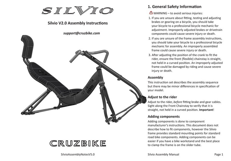 Silvio cruzbike Assembly instruction