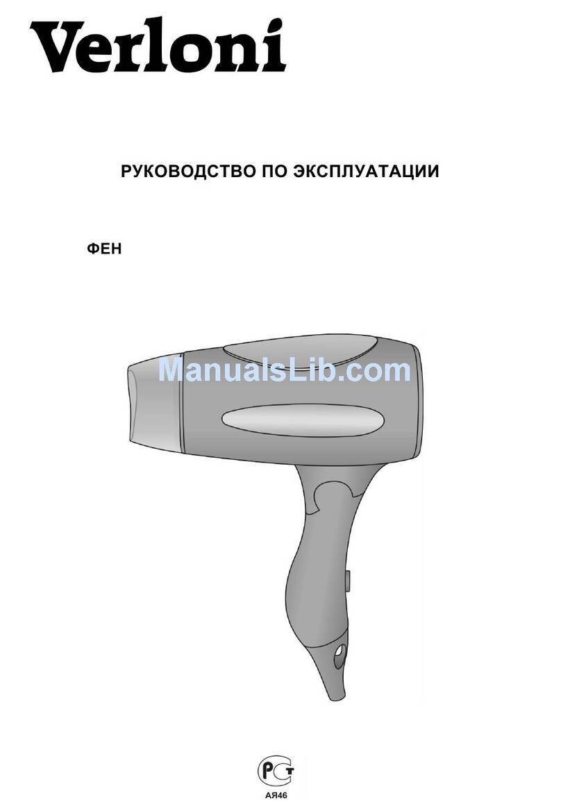 Verloni VL-570 instruction manual