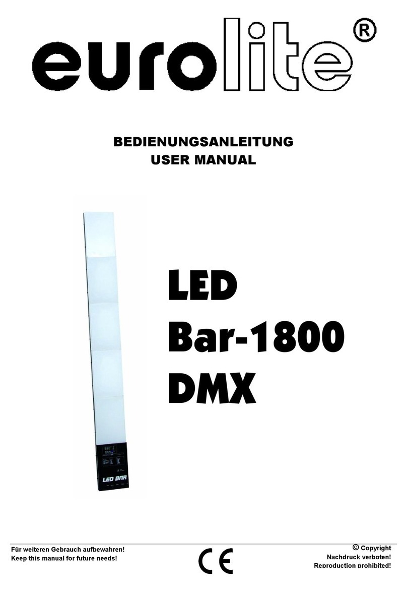 EuroLite LED Bar-1800 DMX user manual
