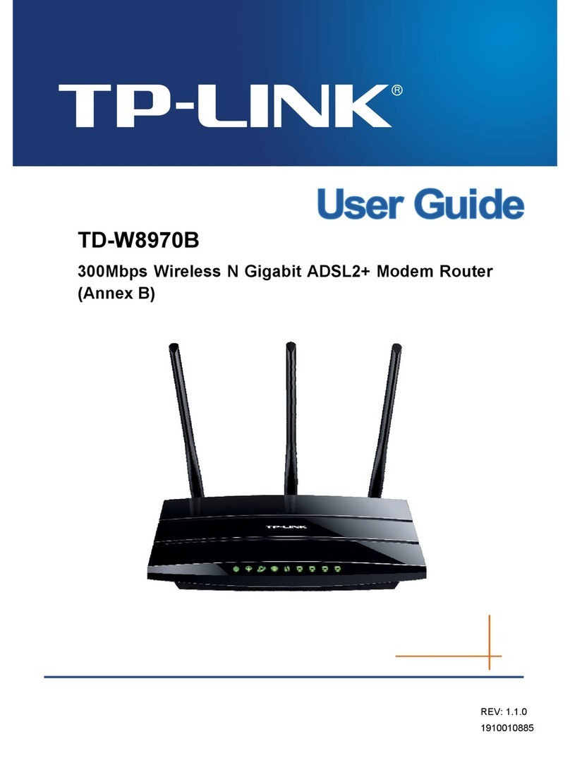 TP-Link TD-W8970B User manual