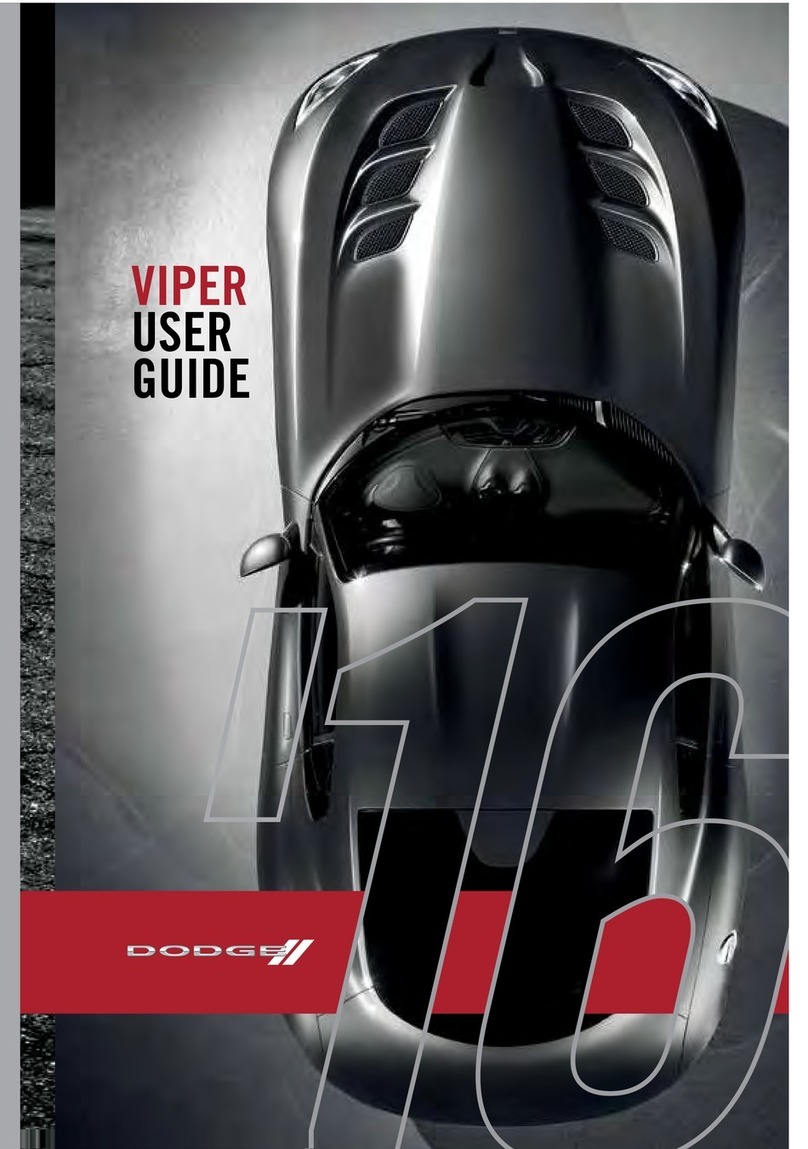 Dodge 2013 VIPER SRT User manual