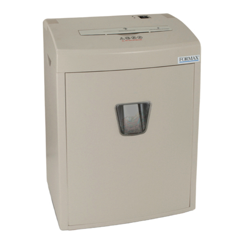 Formax FD 8202CC Cross-Cut User manual