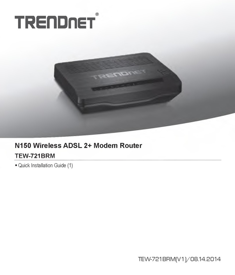 TRENDnet TEW-721BRM User manual TRENDnet TEW-721BRM User manual