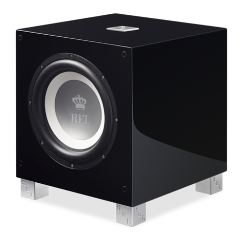 REL Acoustics T/i Series operating instructions
