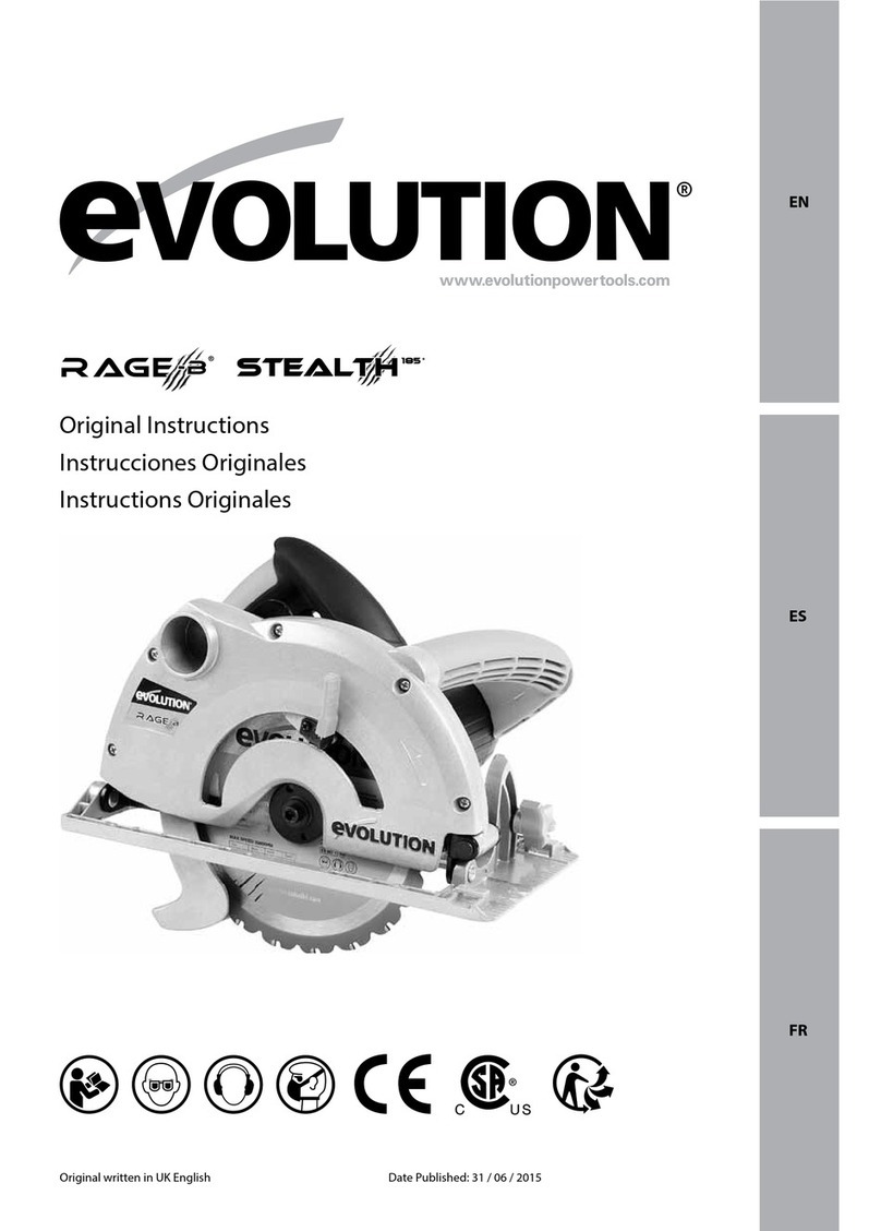 Evolution Rage-B Stealth 185 User manual