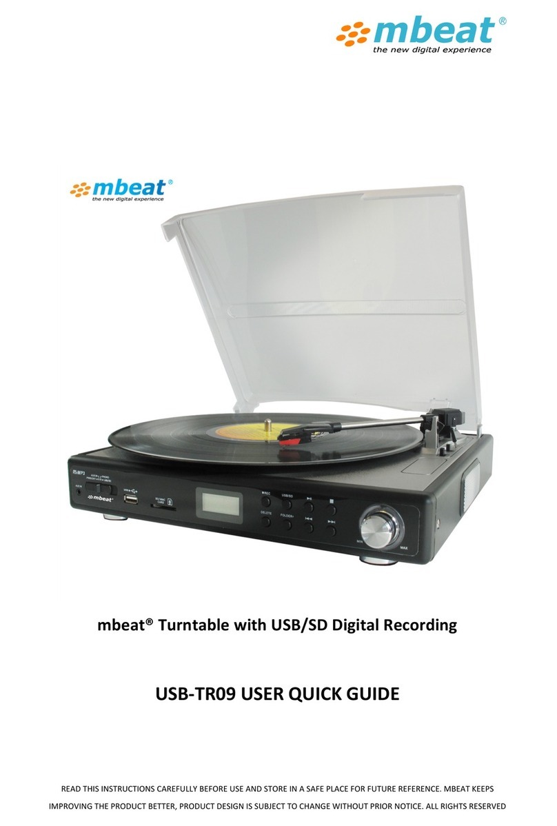 mbeat USB-TR09 quick start guide