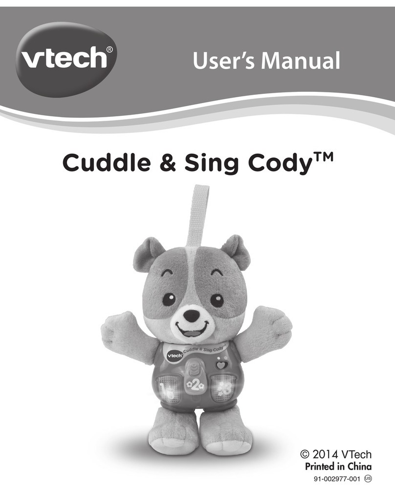 V-tech Cuddle & Sing Cody User manual