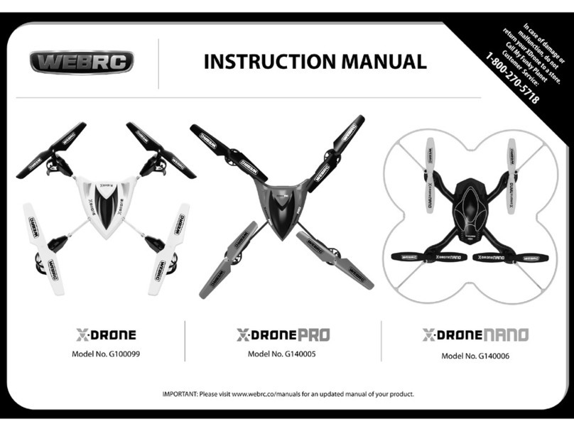 WebRC X-Drone G100099 instruction manual