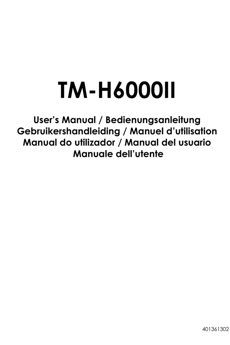 Epson TM-H6000II User manual