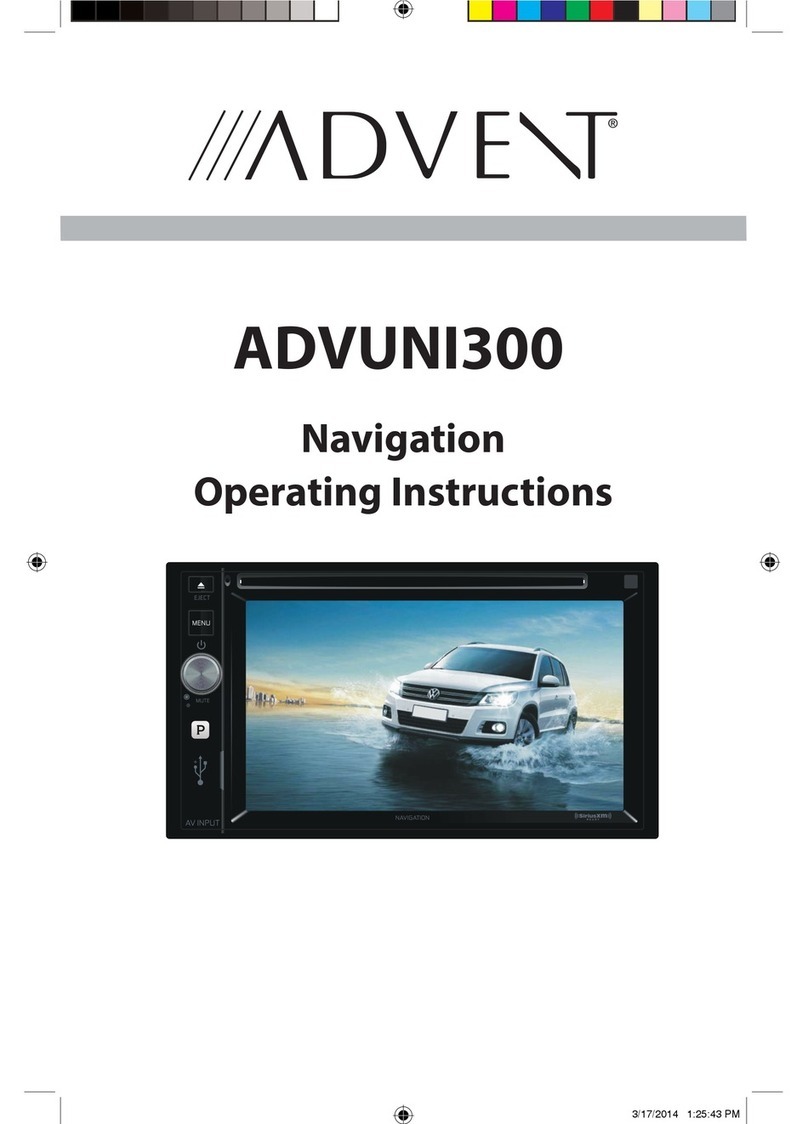 Advent ADVUNI300 User manual