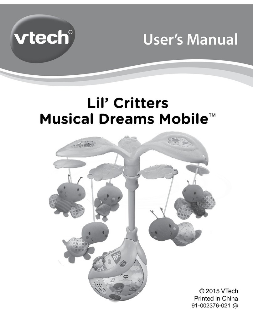 V-tech Lil' Critters Musical Dreams Mobile User manual
