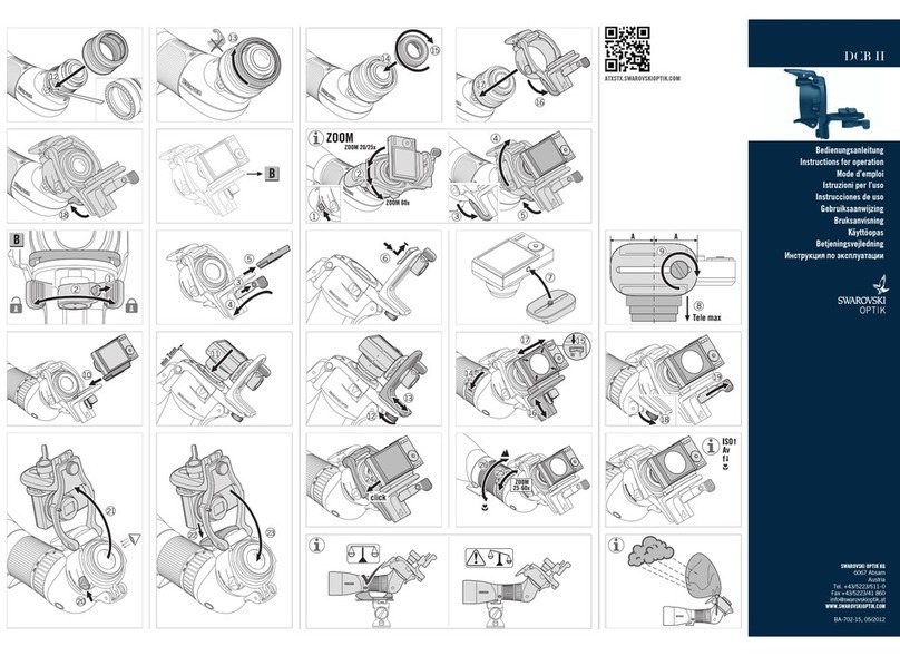 Swarovski Optik DCB II Instructions for operation