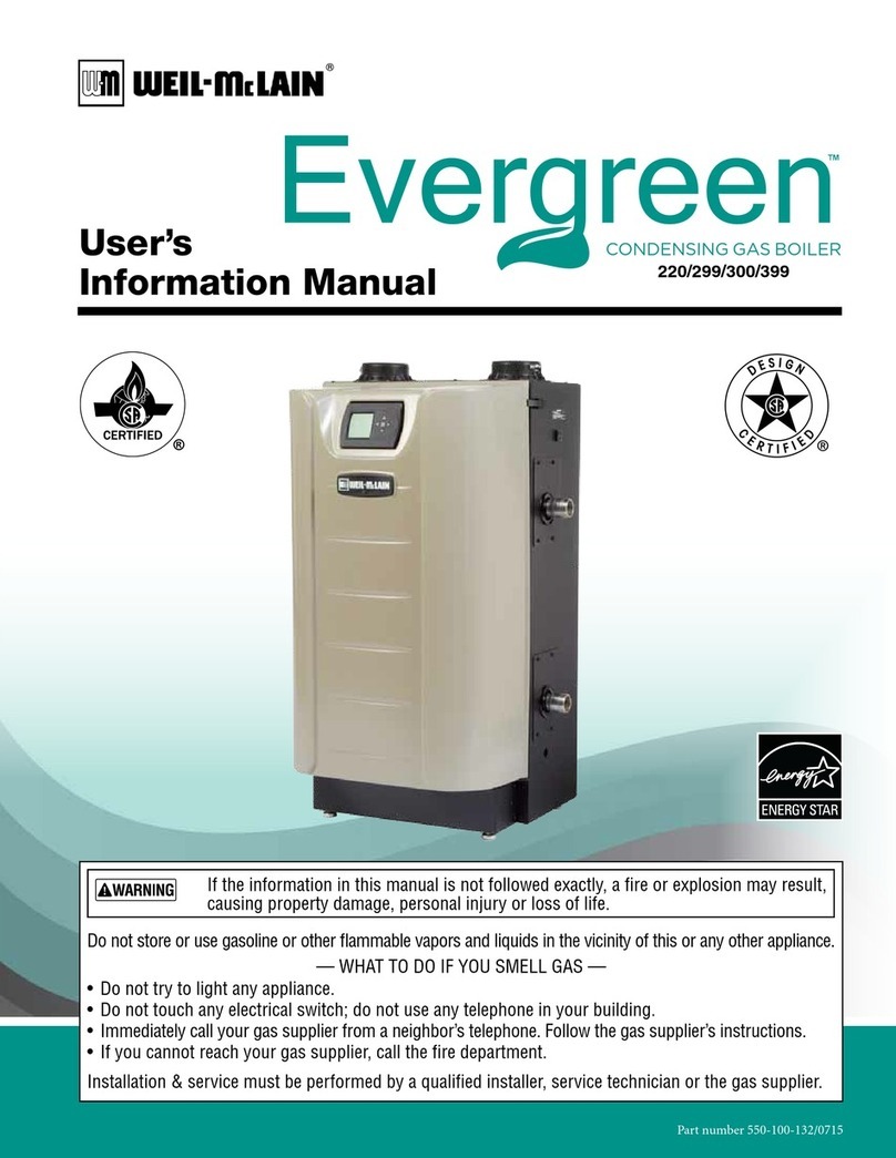 Weil-McLain Evergreen 220 User's information manual