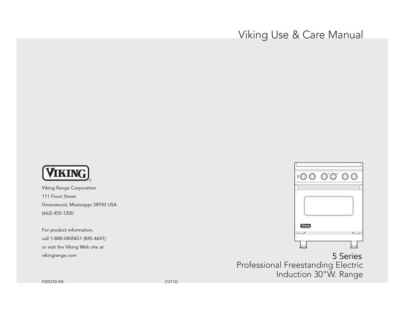 Viking Range 5 Series VGC Use & care manual