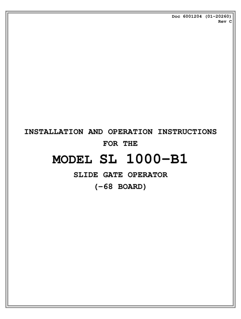 Chamberlain SL 1000-B1 Installation and operation instructions Chamberlain SL 1000-B1 Installation and operation instructions