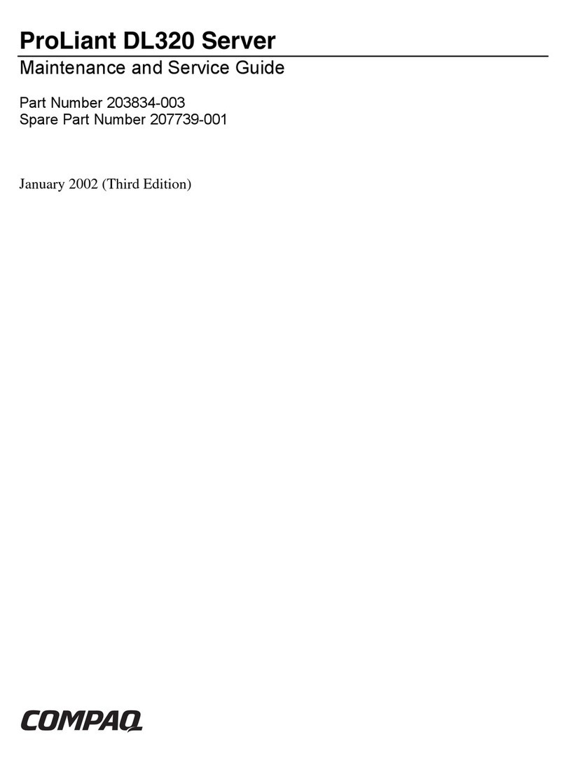 Compaq DL320 - ProLiant - G3 Manual