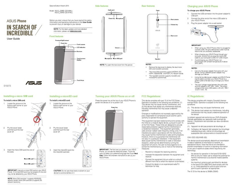 Asus Z008D User manual Asus Z008D User manual
