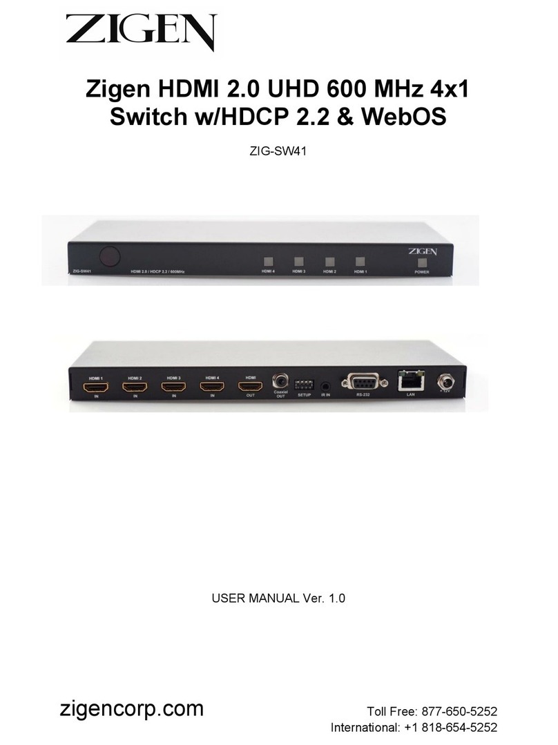 Zigen ZIG-SW41 User manual